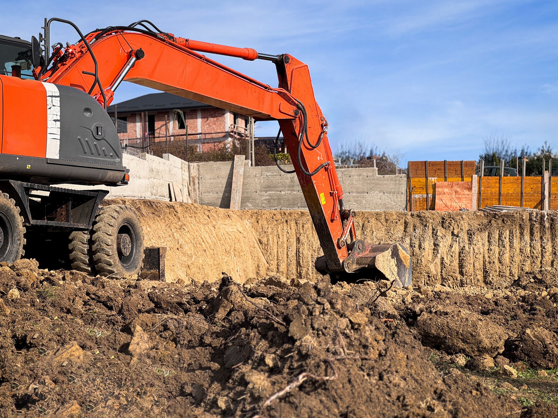 Excavation in Progress